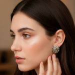 Серебристые серьги витиетватые