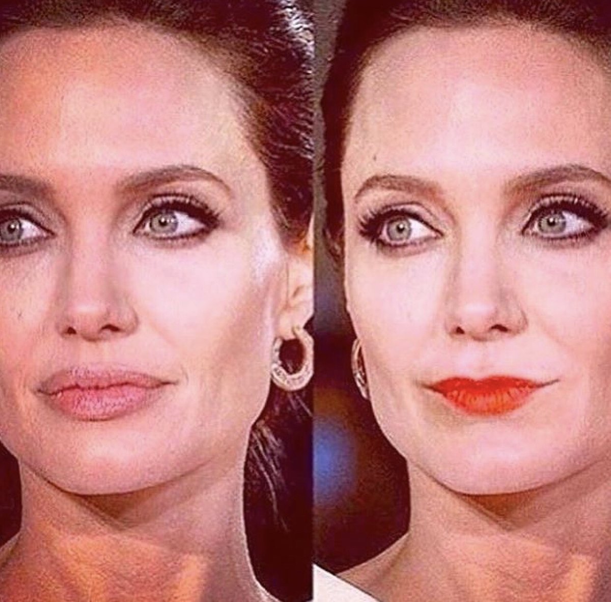 Джоли с маленькими губами