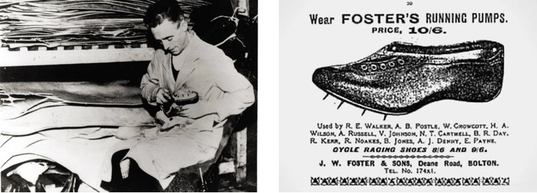 Первая обувь с шипами